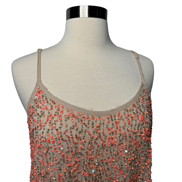 All Saints Hand Embellished Sequined Dress 4 - Picture 4 of 16